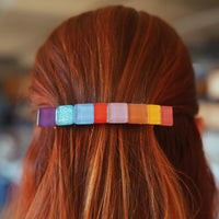 One-of-a-Kind Mosaic Barrettes - Large