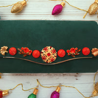 One-of-a-Kind Holiday Clutch Forest Green