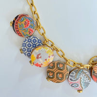 Art Deco Charm Necklace