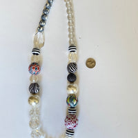 Long Queen Mum Graphic Necklace
