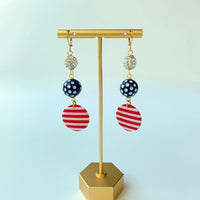 Americus Striped Earrings