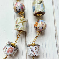 Seascapes Decoupaged Seashell Necklace