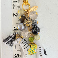 Circus Zebra Bag Charm