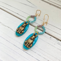 Twin Bunny Earrings