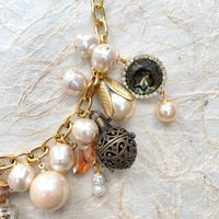Classic Pearl Charm Necklace