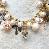 Classic Pearl Charm Necklace