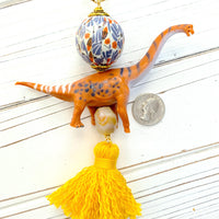 Lenora Dame Alamosaurus Dinosaur Pendant Necklace - One-of-a-Kind