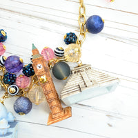 Lenora Dame World Landmarks Charm Necklace