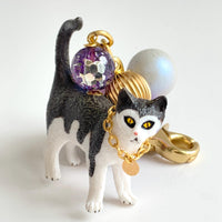 Beaded Cat Bag Charm