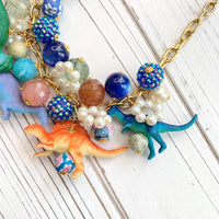 Blue Moon Dinosaur Necklace