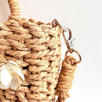 The Cora Woven Straw Handbag - One-of-a-Kind