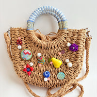 Pear With Me Straw Handbag - One-of-a-Kind