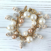 Corpse Bride Skull Charm Bracelet