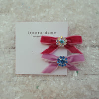 Lenora Dame One-of-a-Kind Velvet hair bow