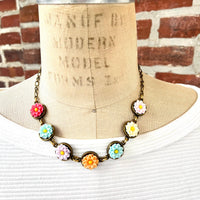 Lenora Dame Daisy Pop Necklace (Available as set)