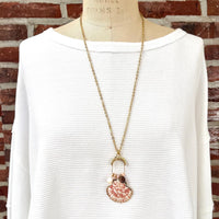 Lenora Dame One-Of-A-Kind Seashell Pendant Necklace