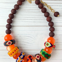 Lenora Dame Autumn Friendship Statement Necklace