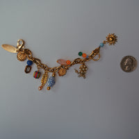 One-of-a-Kind Vintage Charm Bracelet