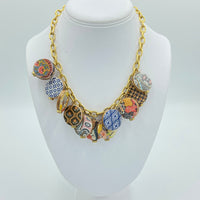 Art Deco Charm Necklace