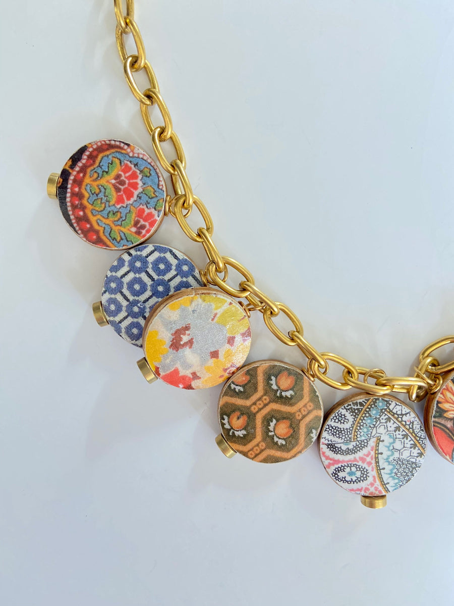 Art Deco Charm Necklace