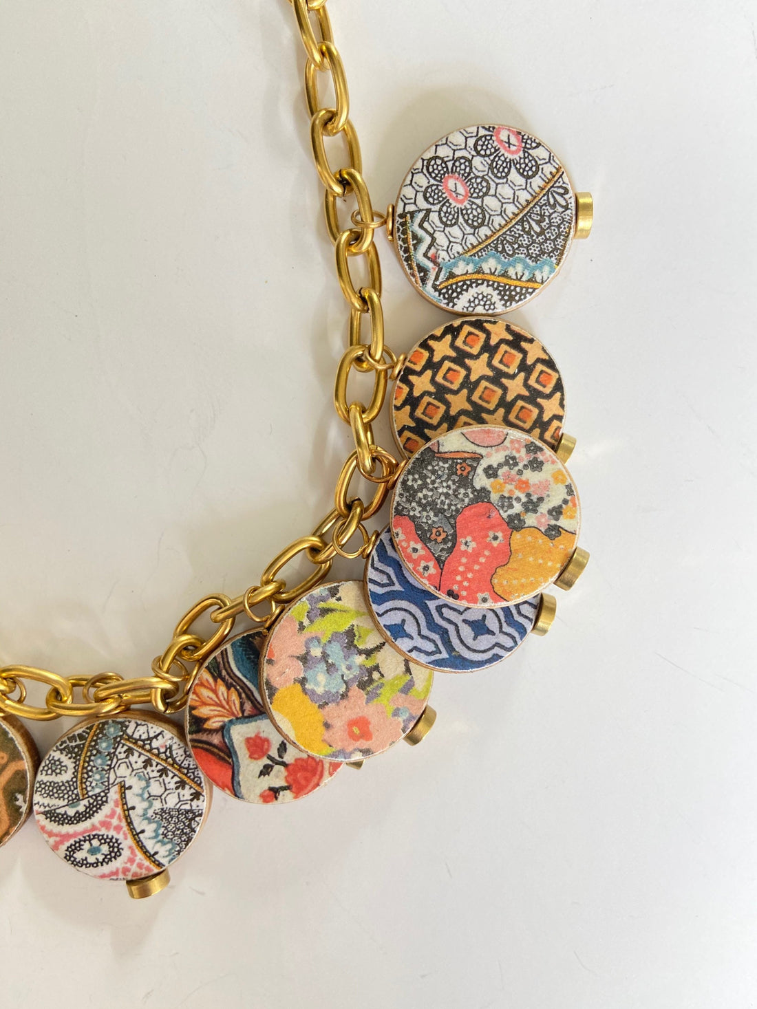 Art Deco Charm Necklace