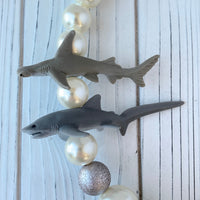 Shark Necklace in Pearl