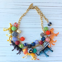 Short Safari Animal Necklace