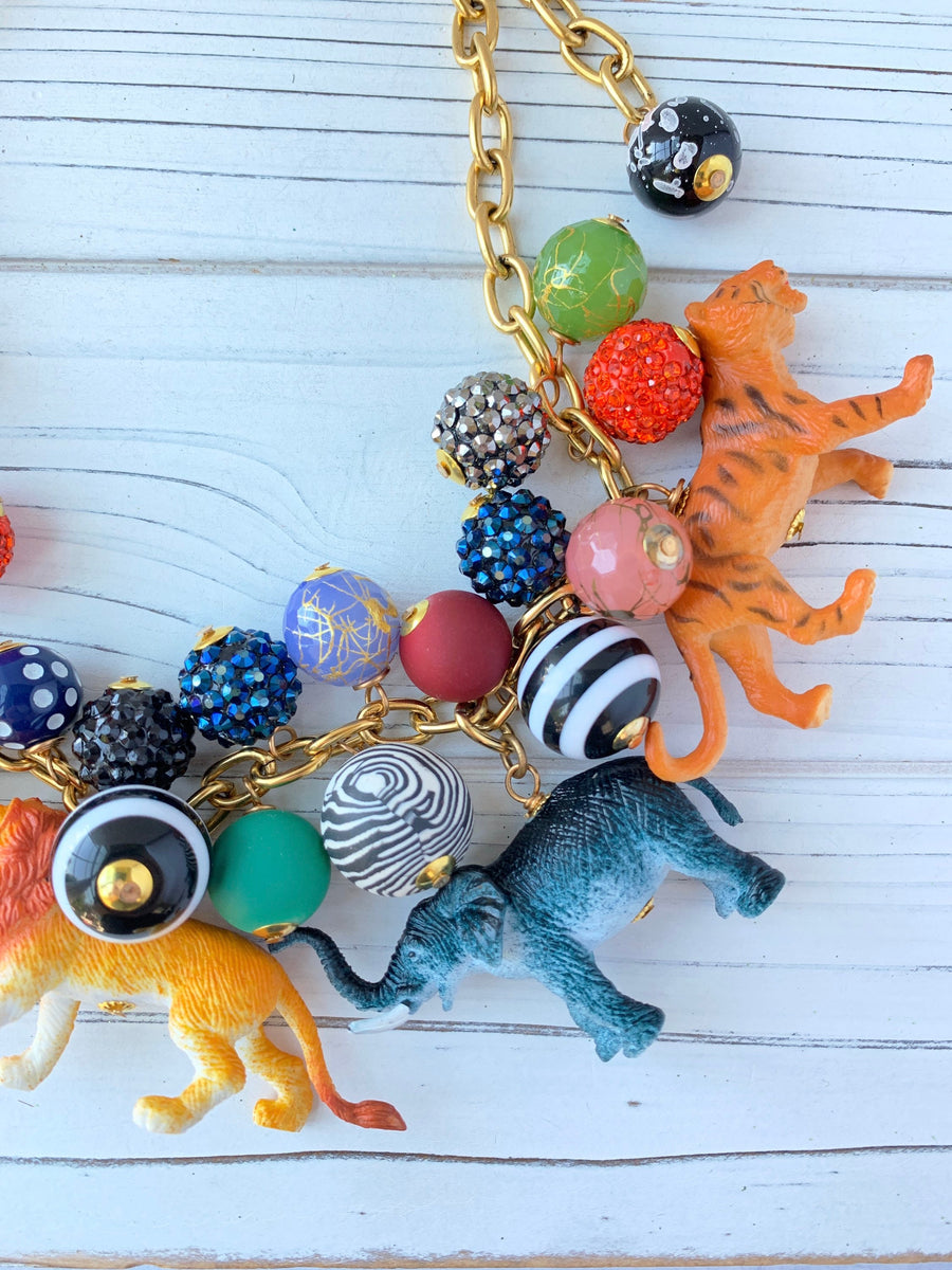 Short Safari Animal Necklace