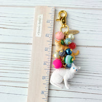 Here Kitty Kitty Cat Purse Bag Charm