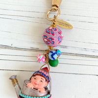 Timothy Sprout the Garden Gnome Bag Charm