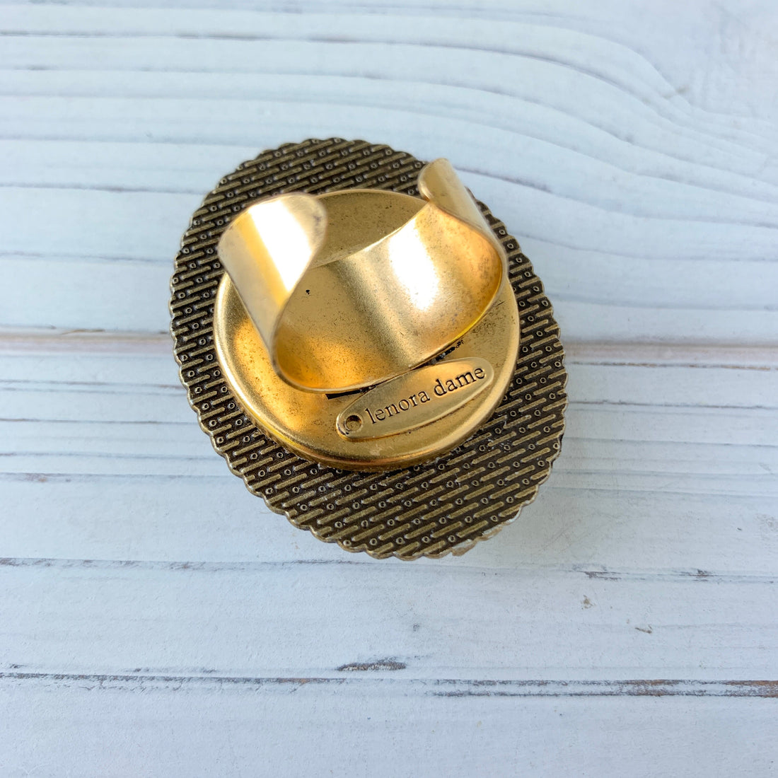 Lenora Dame Calavera Skull Statement Ring