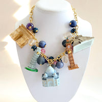 Lenora Dame World Landmarks Charm Necklace