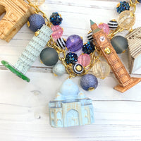 Lenora Dame World Landmarks Charm Necklace