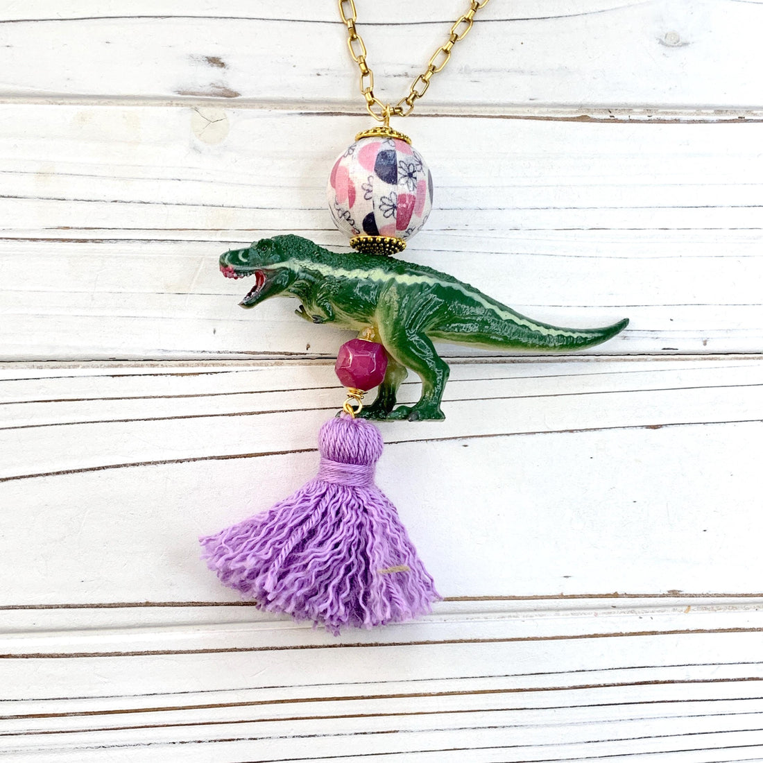 Tyrannosaurus Rex Dinosaur Pendant Necklace