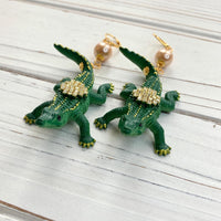 Alligator Earrings