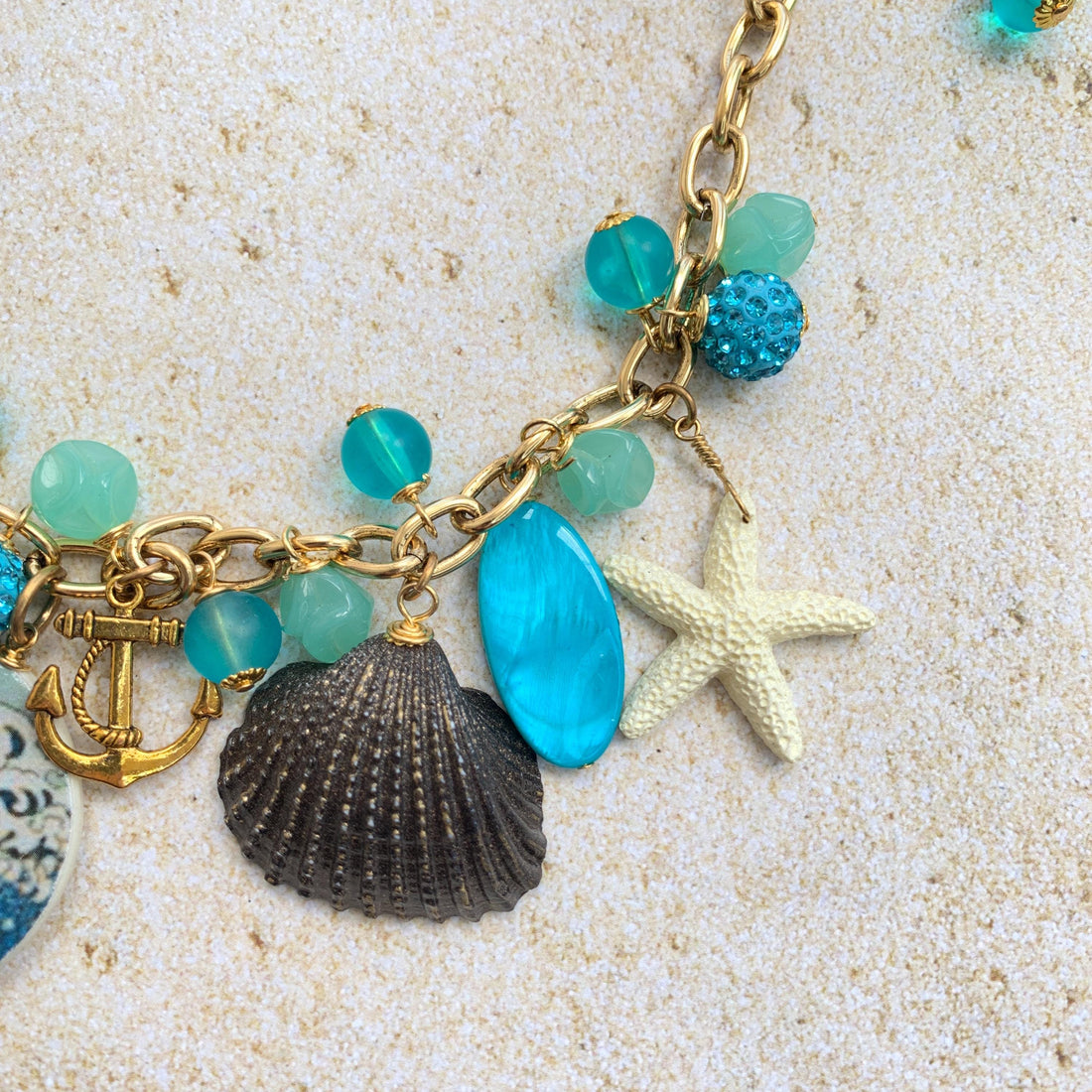 Ocean Blue Mermaid Necklace