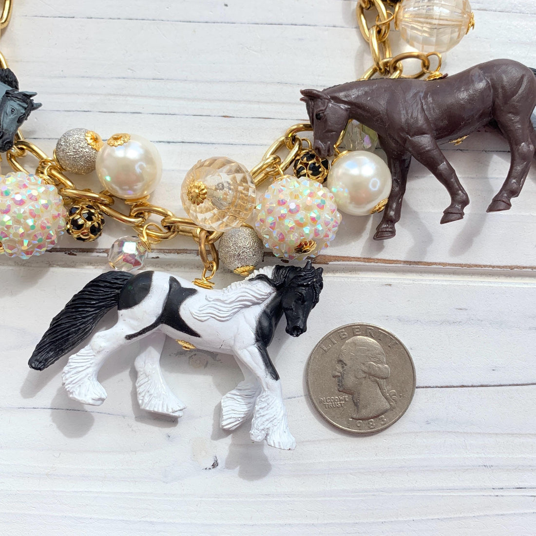 Lenora Dame Kentucky Derby Horse Necklace