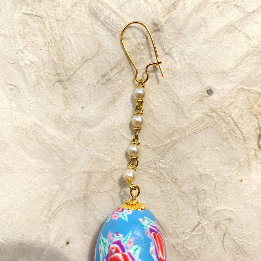 Lenora Dame Easter Egg Earrings - Choice of 3 Colors