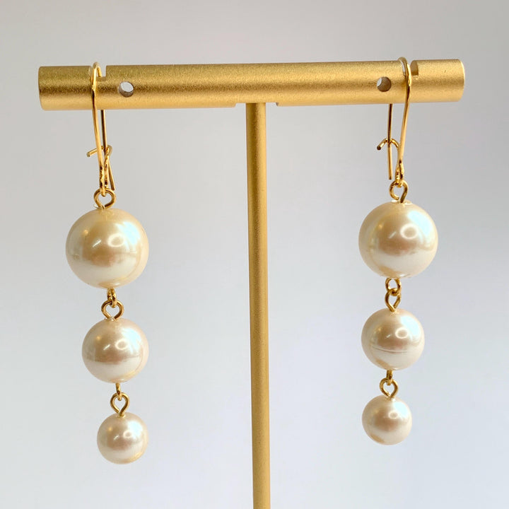 Pearl Bauble Earrings