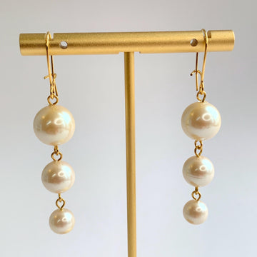 Pearl Bauble Earrings