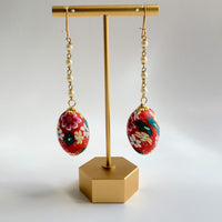 Lenora Dame Easter Egg Earrings - Choice of 3 Colors