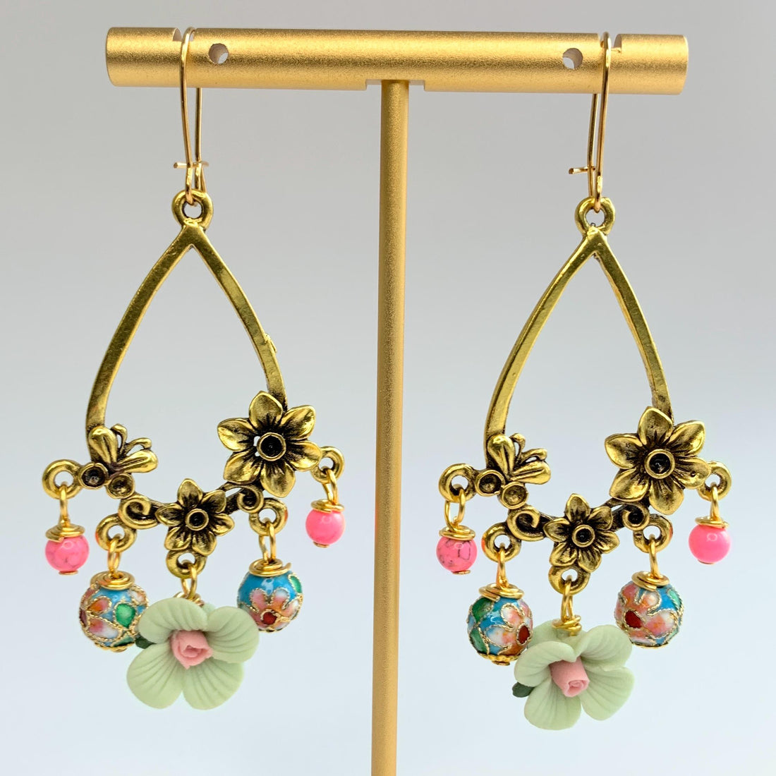 Mint Chandelier Earrings