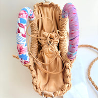 Star Fish Woven Straw Handbag - One-of-a-Kind