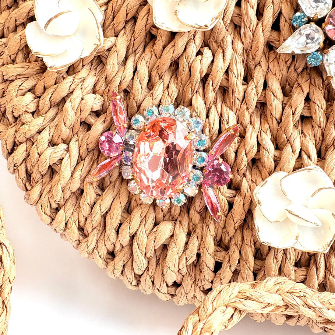 The Cora Woven Straw Handbag - One-of-a-Kind