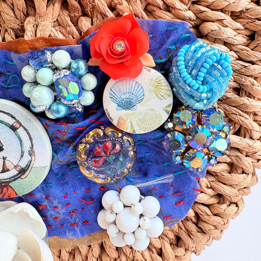 Cape May Straw Handbag - One-of-a-Kind