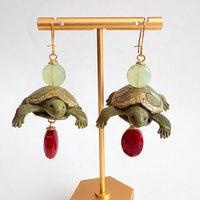 Glam Turtle Earrings