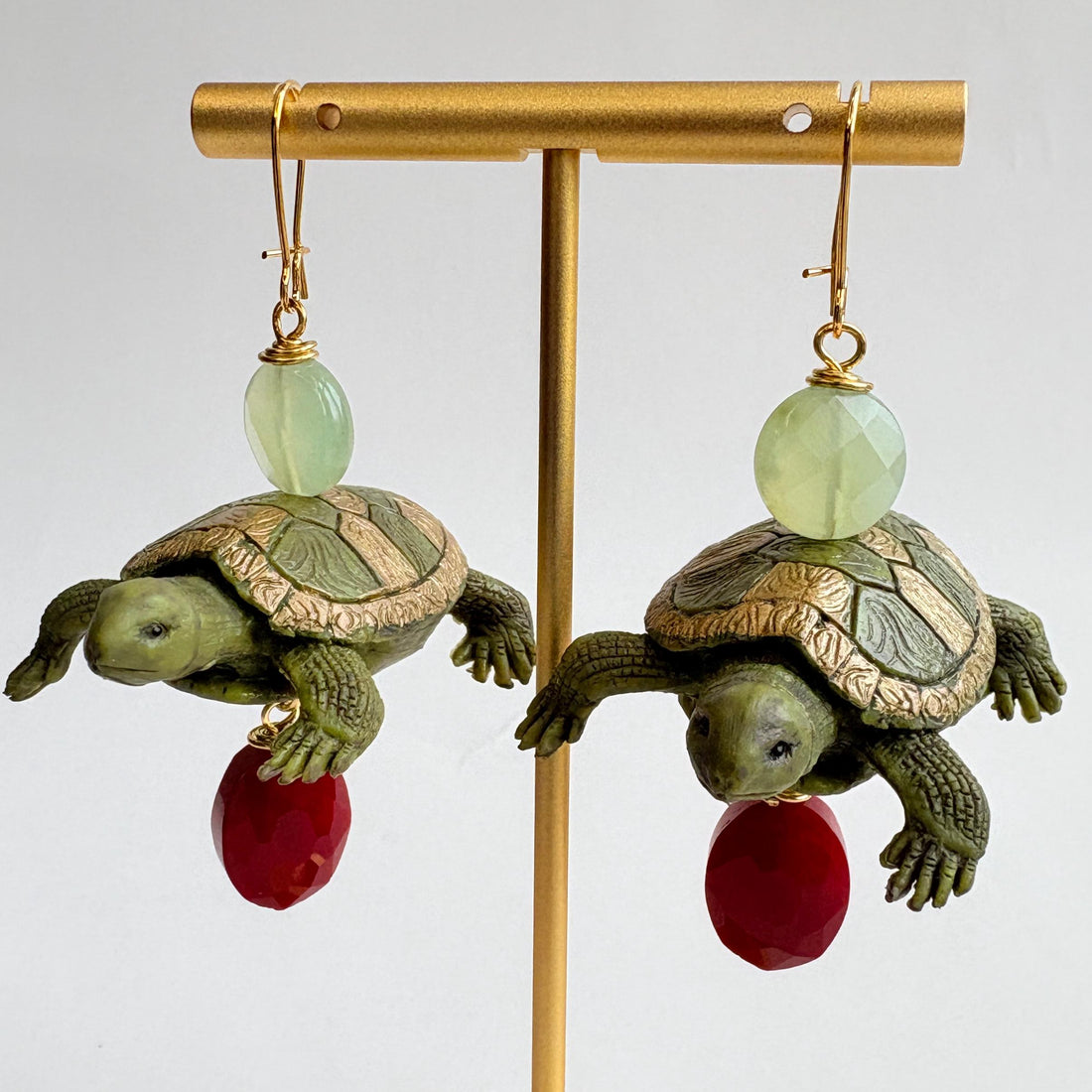 Glam Turtle Earrings