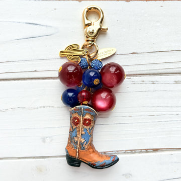 Cowboy Boot Bag Charm