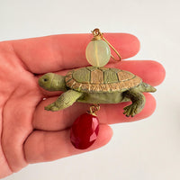 Glam Turtle Earrings