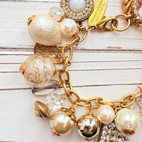 Classic Pearl Bauble Charm Bracelet